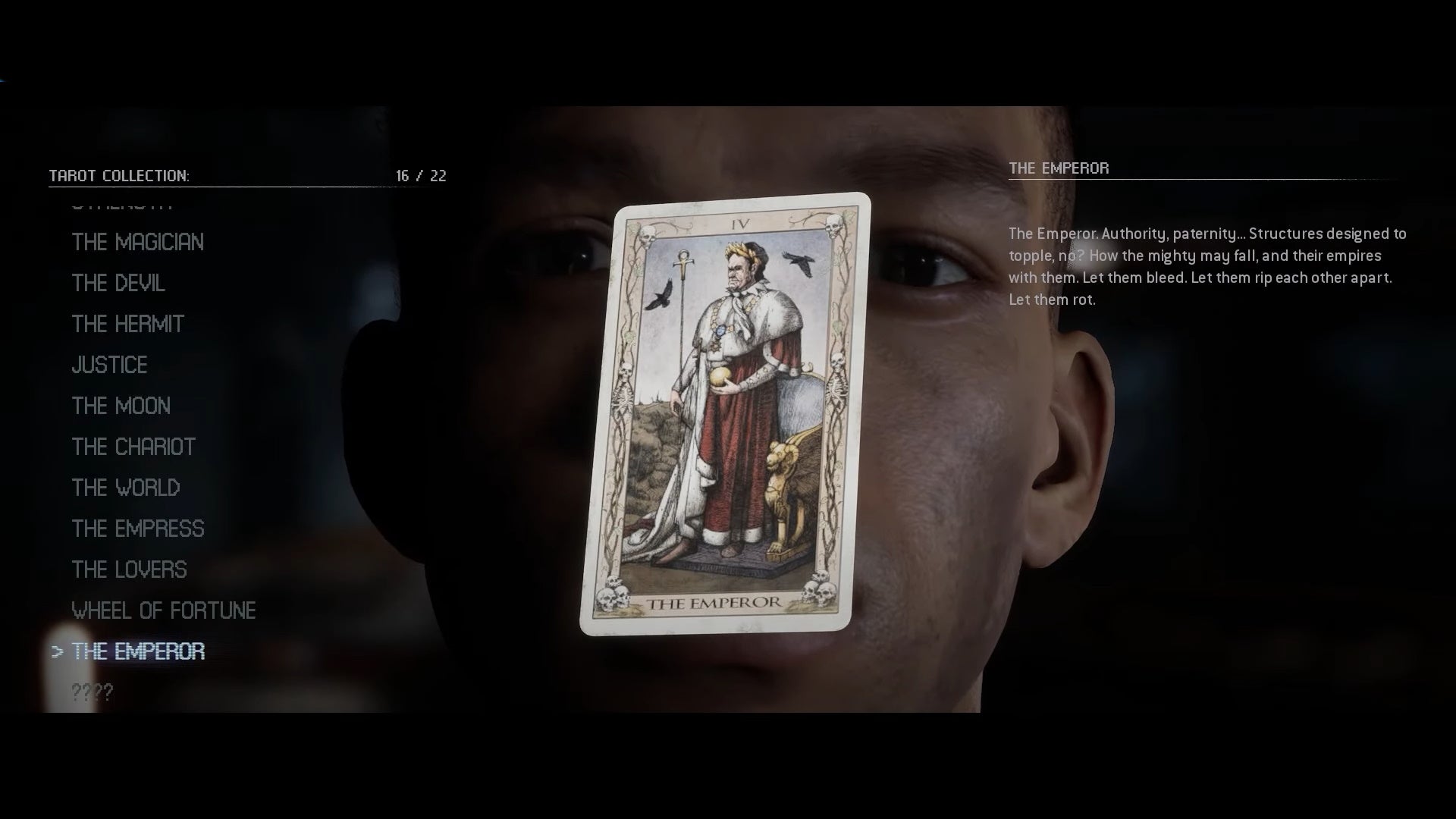 The Quarry Tarot Cards locations